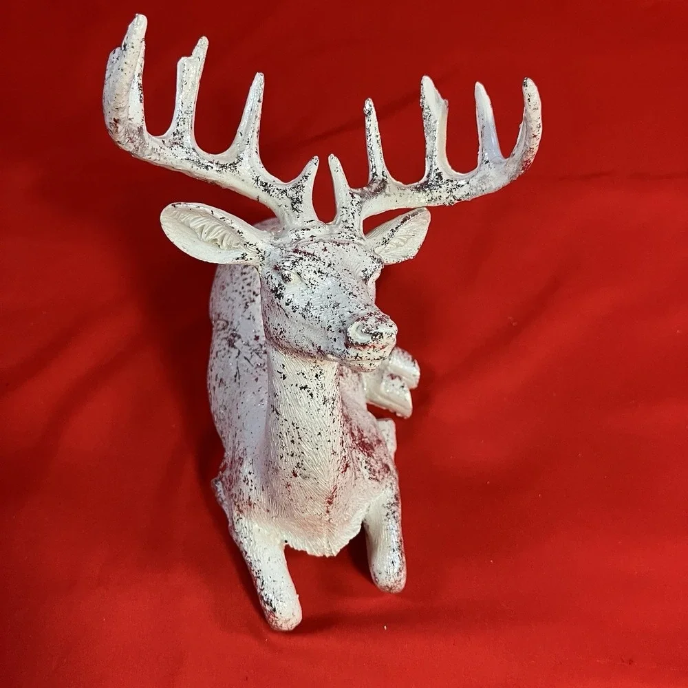 December Home reindeer laying